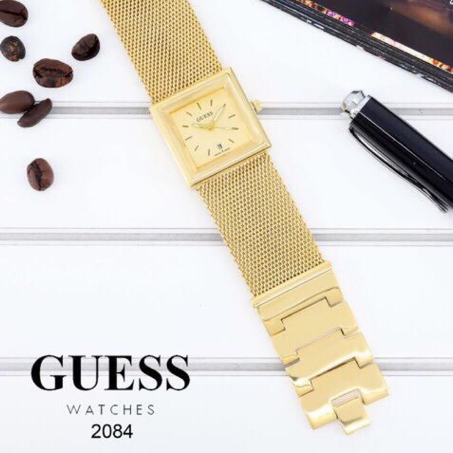 JAM TANGAN WANITA GUESS PASIR GOLD
