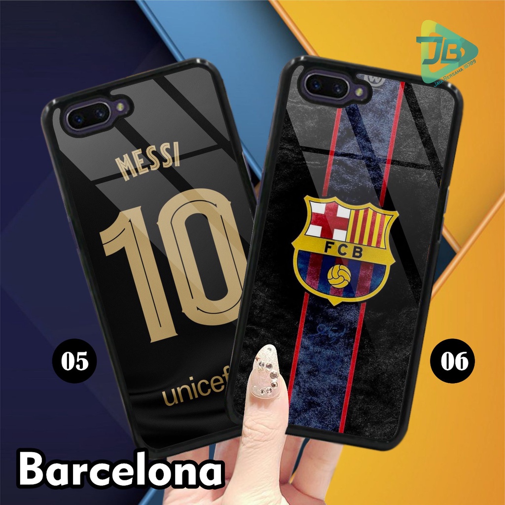 HARDCASE 2D GLOSSY BARCELONA OPPO VIVO XIAOMI SAMSUNG REALME IPHONE ALL TYPE JB4704