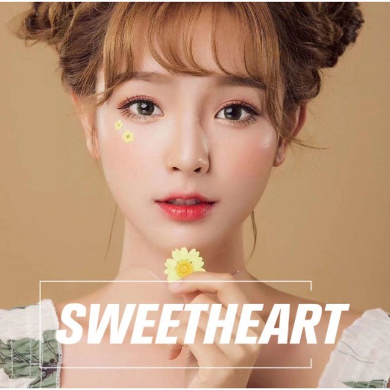 LAMEILA Eyeshadow Sweet Heart Travel 4 Warna Kombinasi Glitter Tahan Lama Original