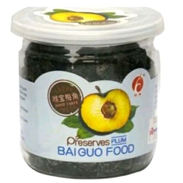 

BAIGUO BAI GUO PRESERVED HONEY PLUM hou pau 90gr / 220GR halal