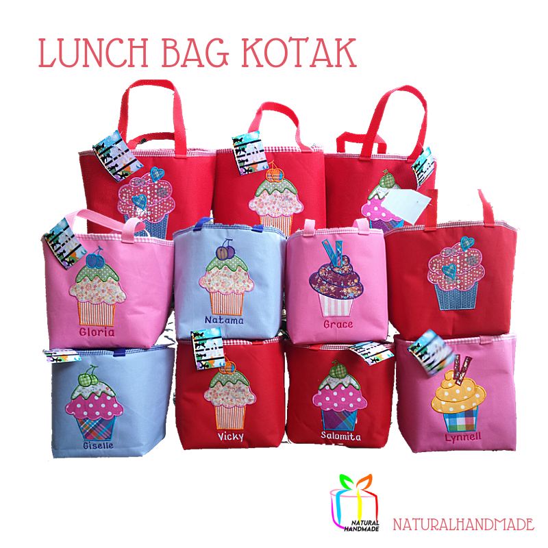 Jual GOODIE BAG ULTAH/SOUVENIR ULANG TAHUN ANAK UNIK/LUNCH BAG KOTAK