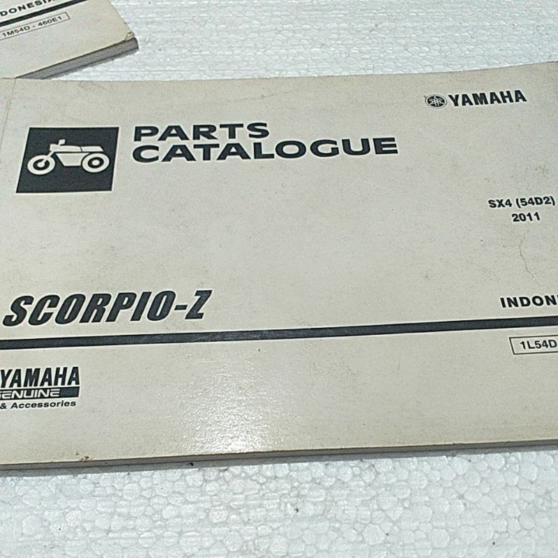 PART CATALOGUE YAMAHA SCORPIO Z 2011 54D2