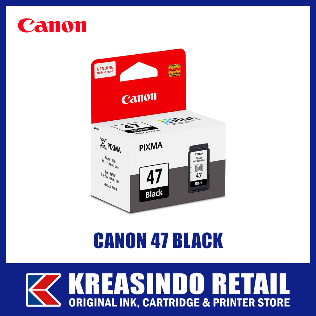 Canon 47 Black (PG-47) Tinta / Cartridge Original