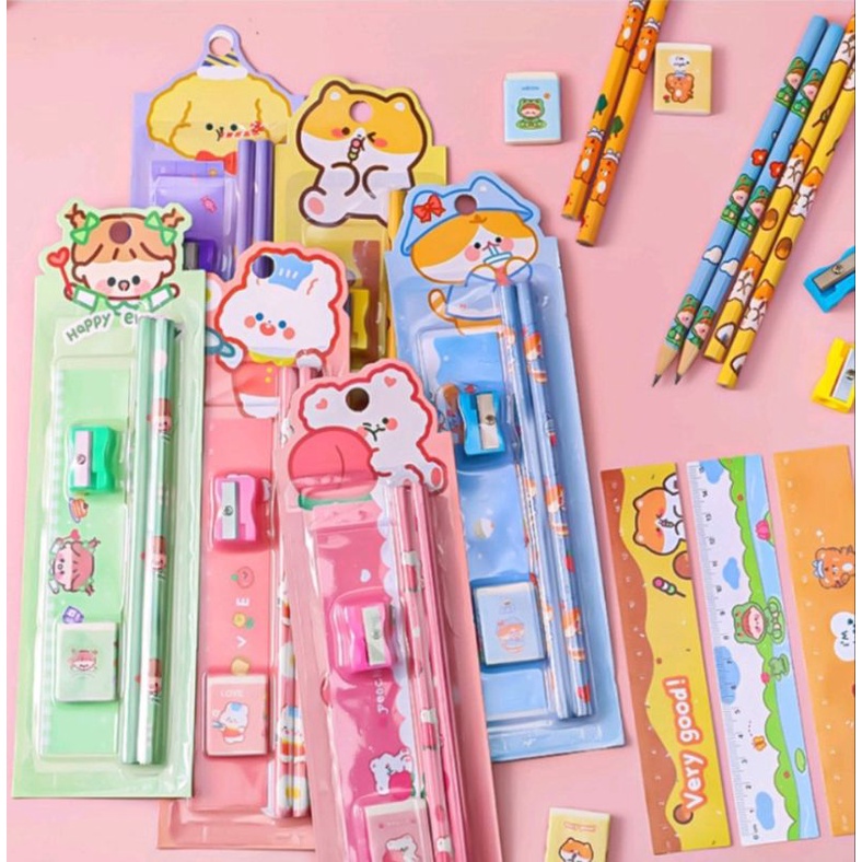 

PAKET ALAT TULIS / SET ALAT TULIS 5 IN 1