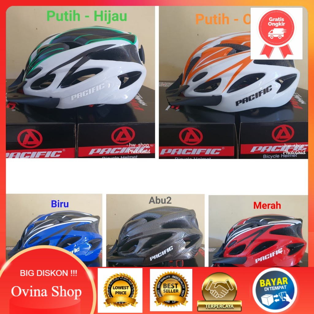 TERLARIS Helm Sepeda Pacific Original