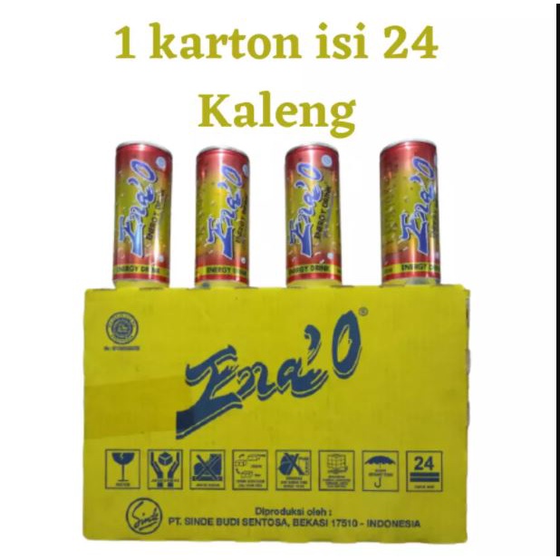 

EnaO Slim Original 238ml 1 karton isi 24 kaleng/ Minuman Energy Drink Isotonik Enao 238ml