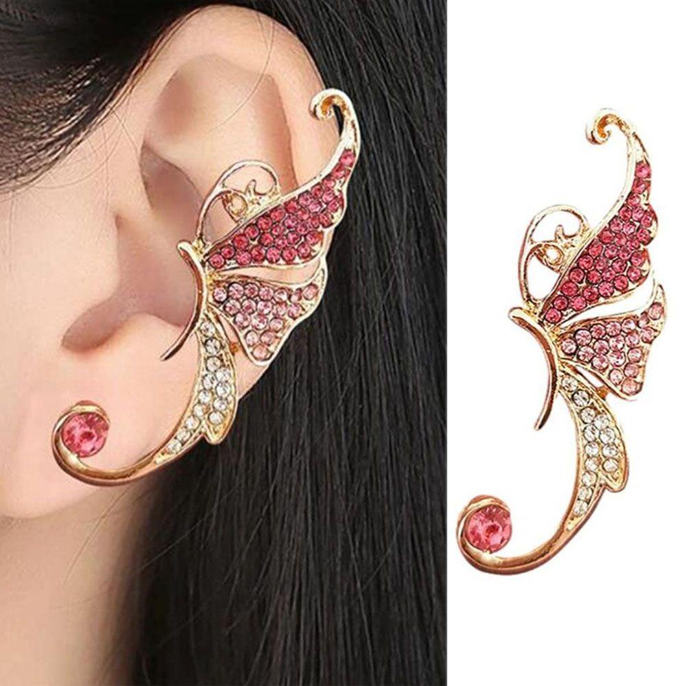 PREVA Ear Wrap Fashion Gift Women Men Jewelry Butterfly Earrings