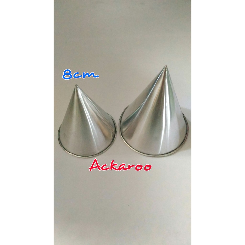 Cetakan nasi tumpeng mini 8cm, bentuk kerucut piramid