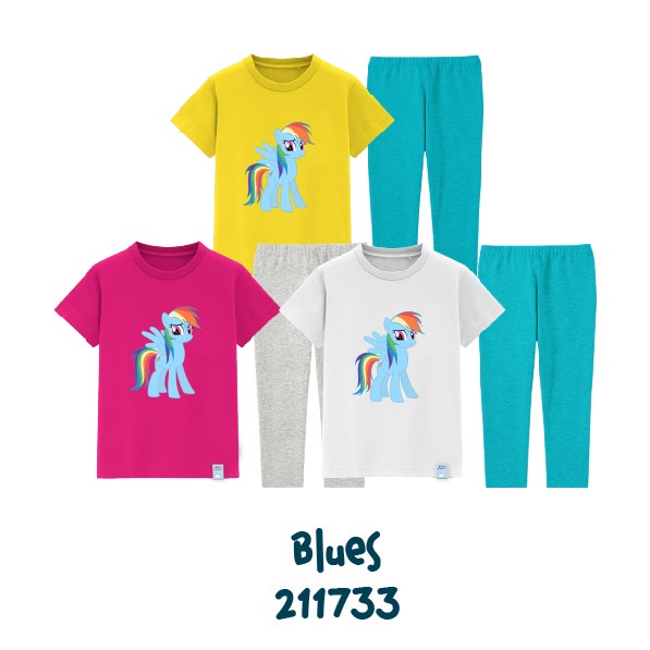 Piyama Anak Edisi Little Pony Untuk Anak Usia 2-8 Tahun Bahan Katun 30s Lembut &amp; Nyaman