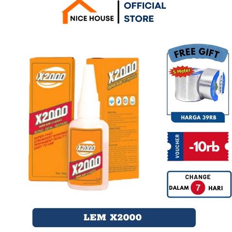 

[PRODUK DZJPA] Lem X2000 lem super perekat kuat untuk semua bahan dan tahan air 9P8
