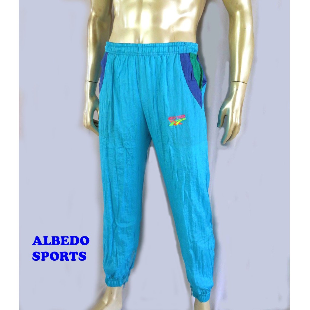 Celana Training Parasut Asics Tiger Ori Impor Olahraga Badminton Tenis Voli Volly Futsal Sepak Bola 