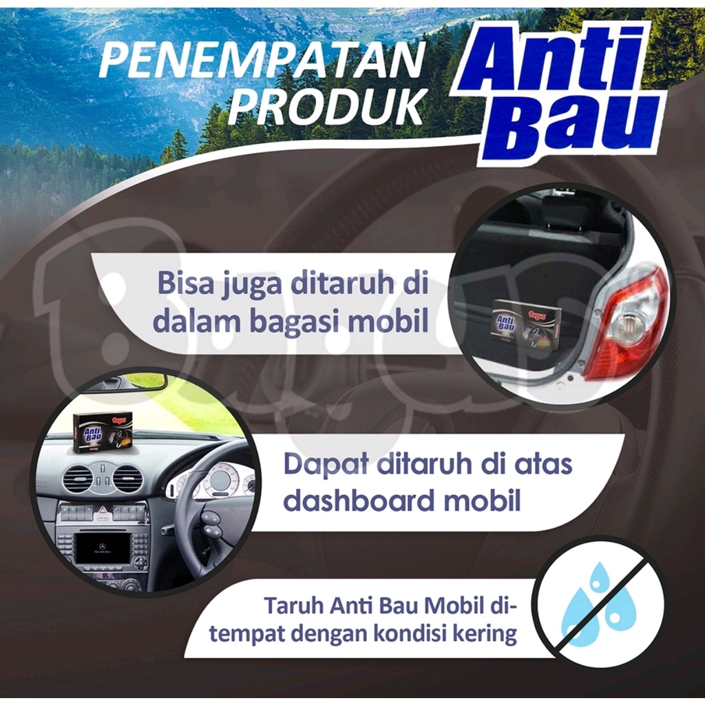 Bagus Anti Bau Mobil Penghilang bau Mobil 100 gr