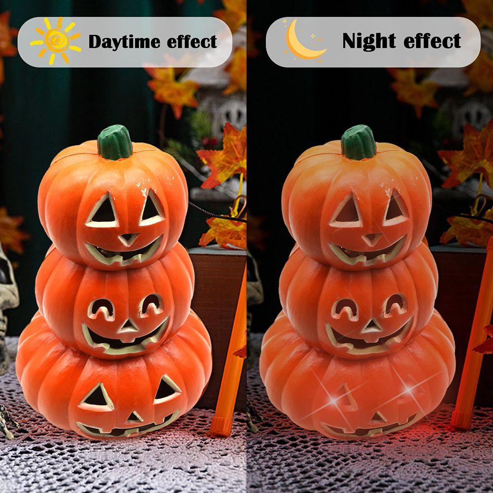 【 ELEGANT 】 Lampu Labu Kreatif Besar Belanja Untuk Rumah Pesta Hadiah DIY Ornamen Perlengkapan Pesta Dekorasi Halloween