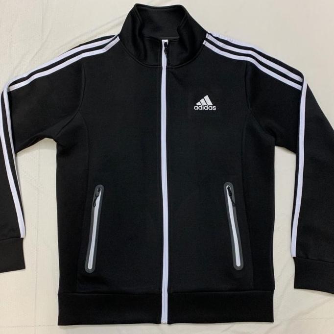 BISA COD JAKET SPORT ADIDAS CLIMALITE BLACK GRADE ORI IMPORT