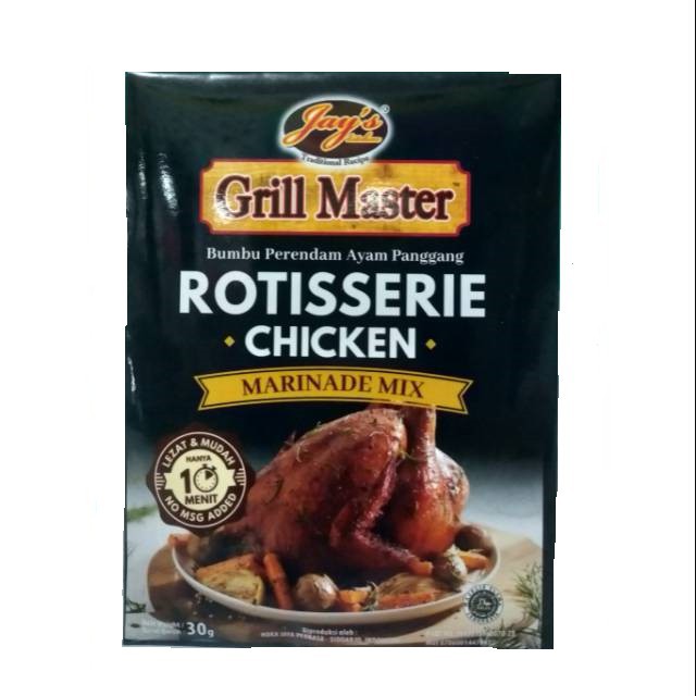 

Jay's Grill Master Rotisserie Chicken Marinade Mix 30g
