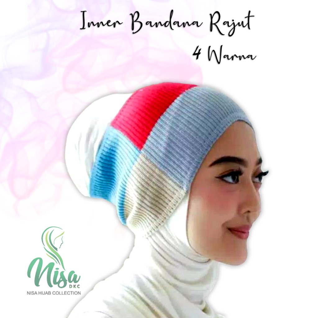 Inner Rajut 4 Warna Dalaman Hijab