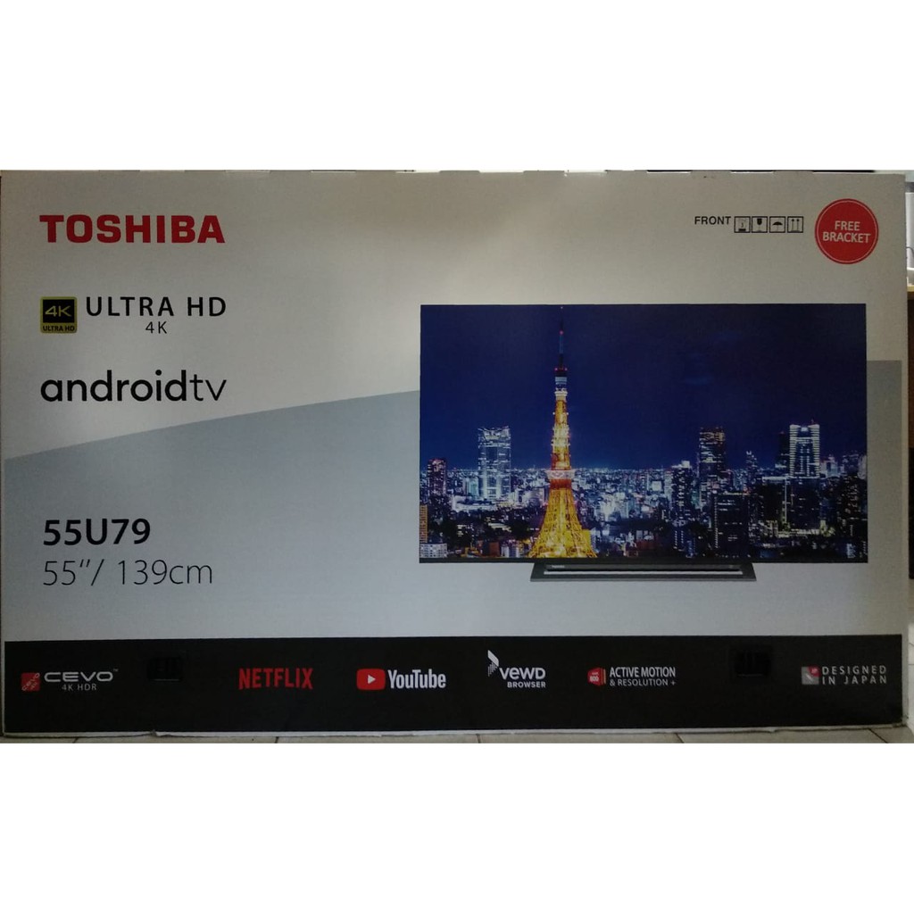 LED TV Toshiba SMART ANDROID 4K TV 55Inch - 55U7950