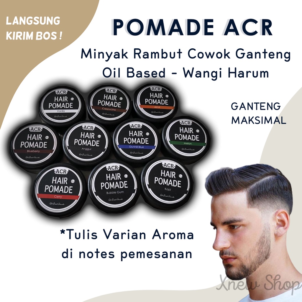 [ TERLARIS ] - ACR POMADE 60 gr, ACR HAIR POMADE Oil Based, Pomade rambut pria