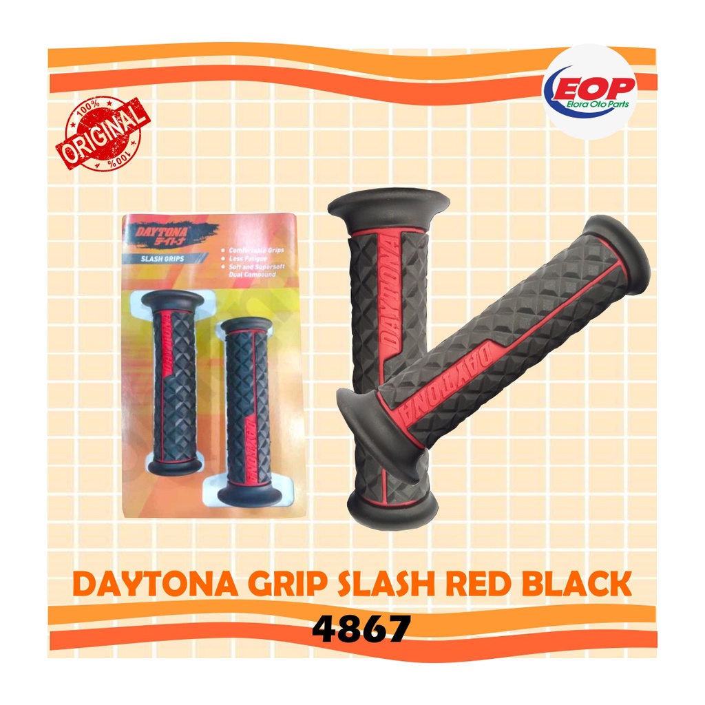 Daytona Grip Slash Red Black 4867 Original