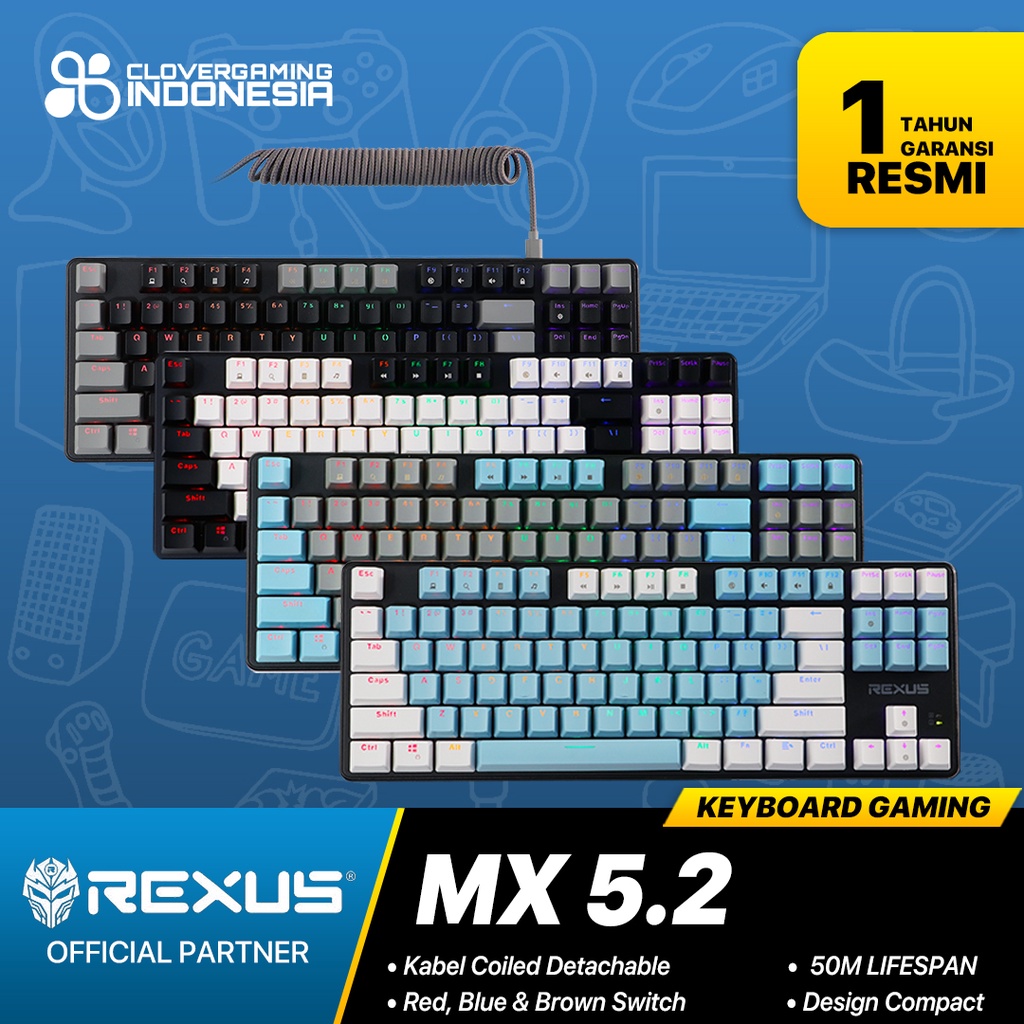 Rexus MX5.2 Legionare Mechanical Gaming Keyboard MX52 MX 5.2