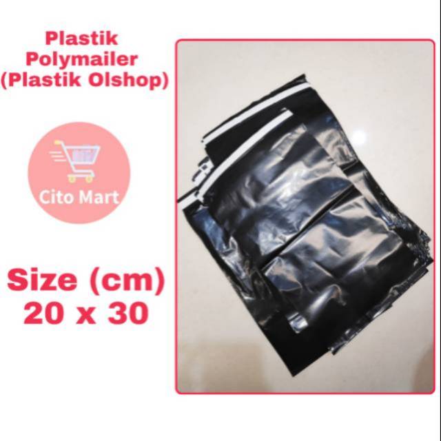 

PLASTIK POLYMAILER / PLASTIK OLSHOP MURAH UKURAN 20 X 30 CM