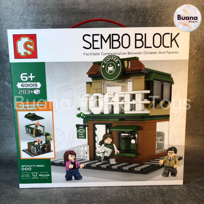 BRICKS SEMBO FRANCHISE BUILDING BRICK CREATOR 601017 MAINAN EDUKASI ANAK COWO CEWE BUILD BLOCKS