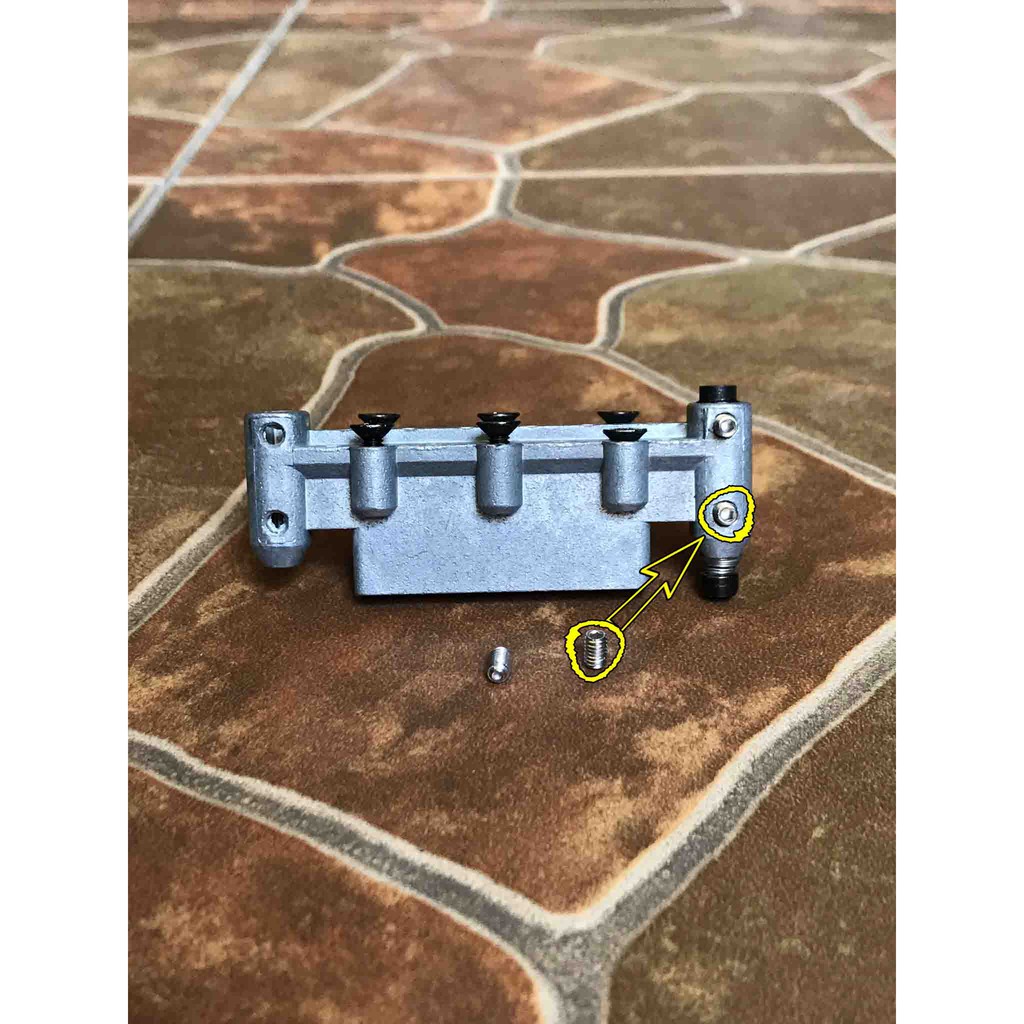 Screw Pengunci Handdle Arm Holder Tremolo Edge 3 Metal Besi Locking Kunci L Baut Sekrup Handel Gitar