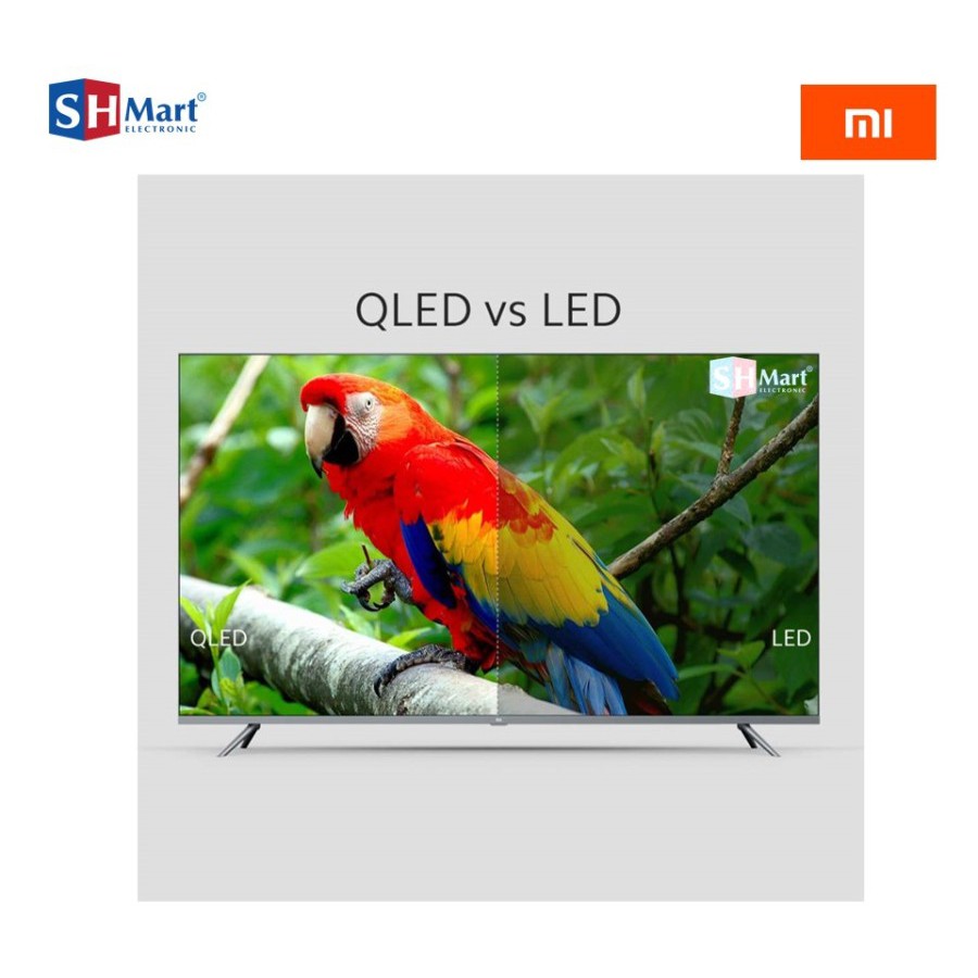 QLED XIAOMI MI TV 4 55 INCH BEZEL-LESS 4K SMART TV ANDROID TV GARANSI RESMI (MEDAN)