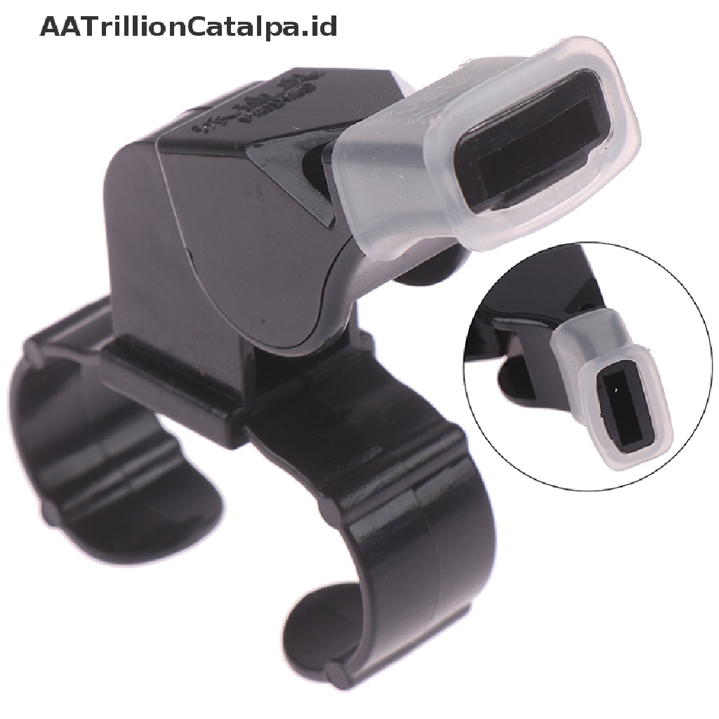 Aatrillioncatalpa Peluit Wasit Bahan Plastik Warna Hitam