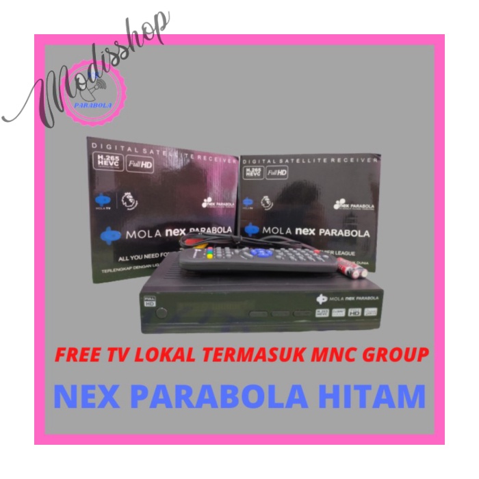 RECEIVER NEX PARABOLA HITAM TANPA HDMI