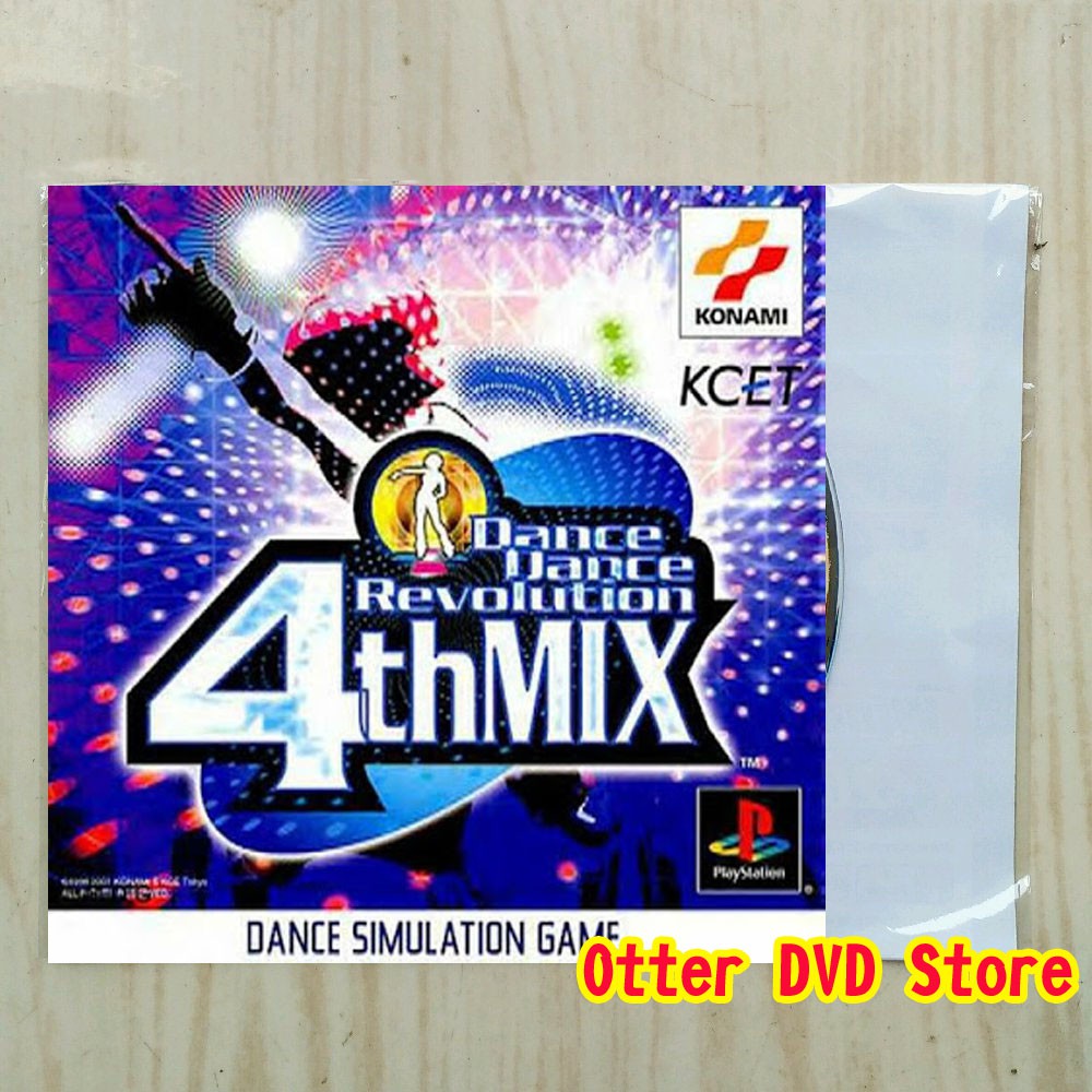 Kaset CD Game Ps1 Ps 1 Dance Dance Revolution 4th Mix