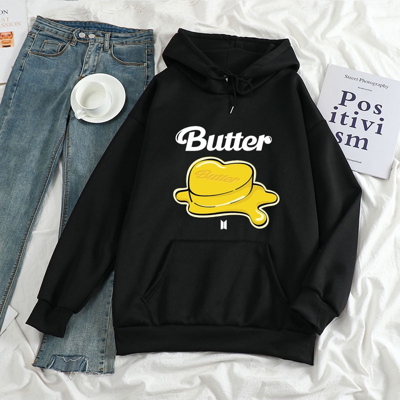 BUTTER Sweater Hoodie II Jumper hoodie BUTTER Sz M-XL ( Pria &amp; Wanita )