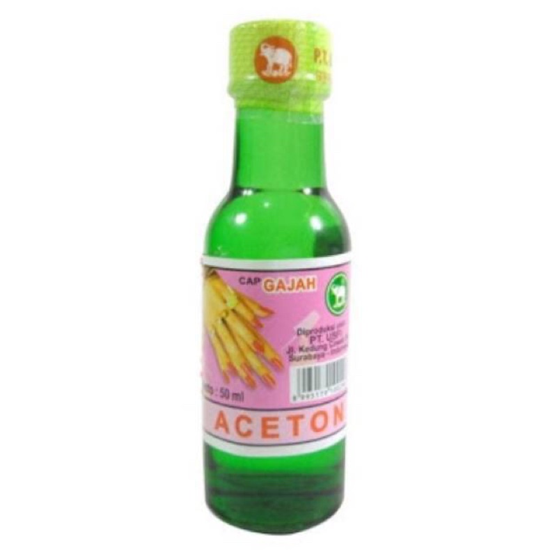 Aceton pembersih kutek kuku 50 ml cap gajah