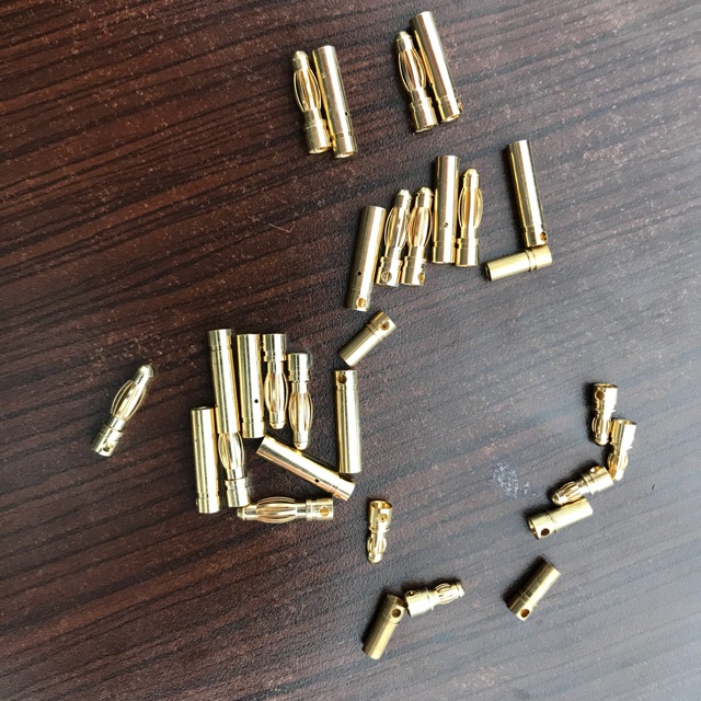 combo banana plug 4mm 3.5mm 15 pasang konektor connector banana plug