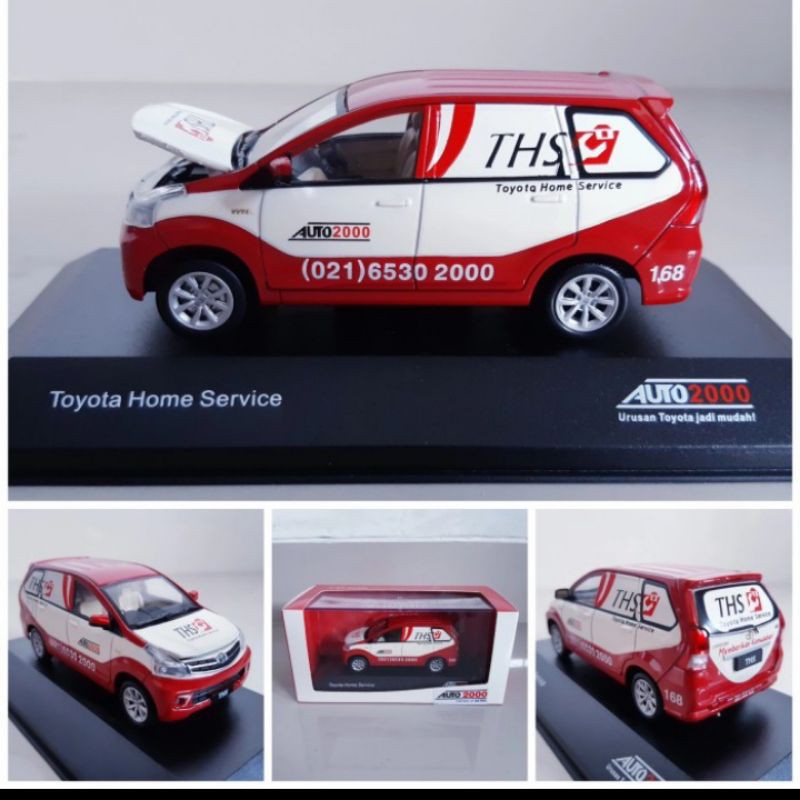 Diecas Mobil Toyota Home Service Alloy Original - Miniatur Avanza THS