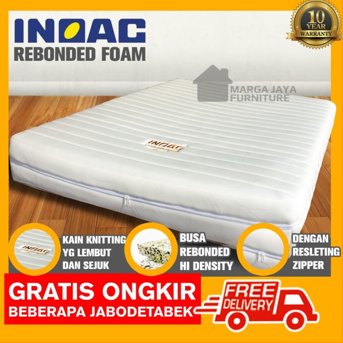 Kasur Matras INOAC ORTHOPEDIC REBONDED 120 160 180 200 zipper Busa 120x200 160x200 180x200