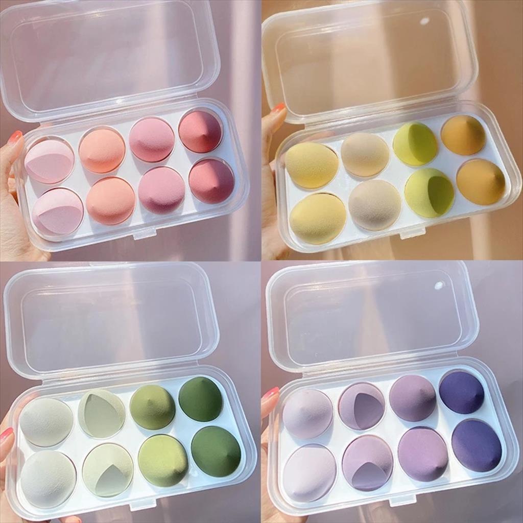 SPONGE BEAUTY BLENDER ISI 8  FREE BOX SPONGE MAKE UP