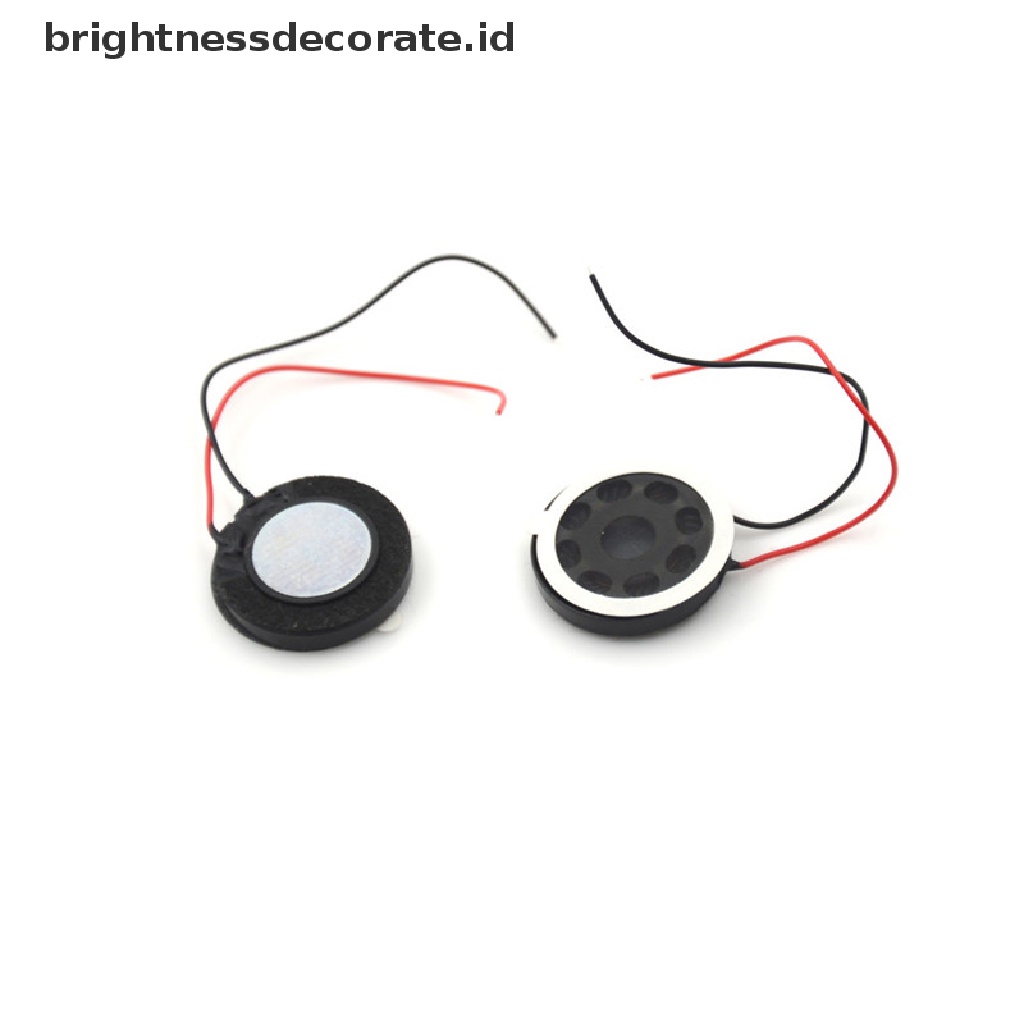 5pcs Speaker Stereo Bentuk Bulat 20mm 8ohm 1w