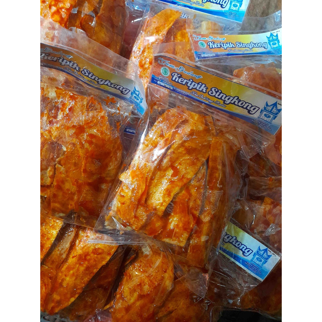 

Keripik Singkong Sanjay Pedas Manis / Kripik Singkong Balado Pedas Manis Asli Padang Sanjai (Gratis Ongkir & Bisa COD)