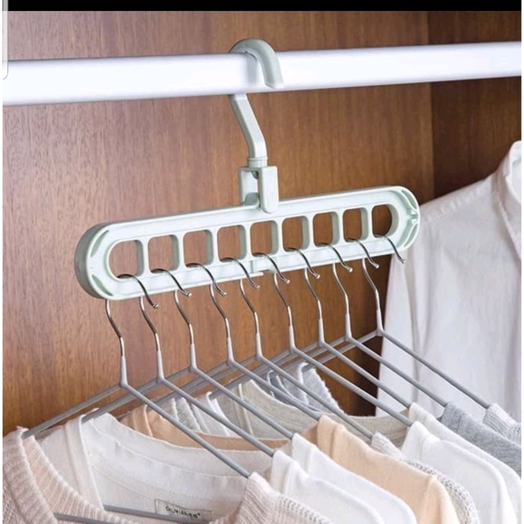 Magic Hanger Gantungan Baju Organizer 9 in 1 As Seen on Tv Serbaguna Multifungsi