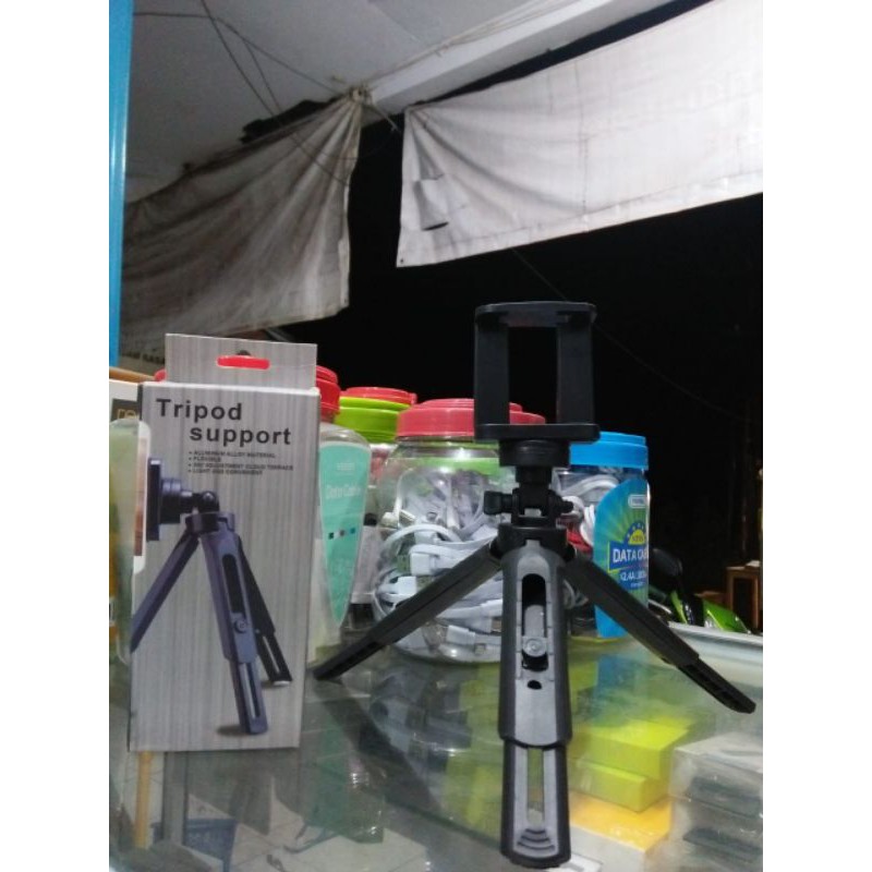 Tripod Support Mini Holder 360 For Handphone Gcam GoPro Tripod Tangan Vlog