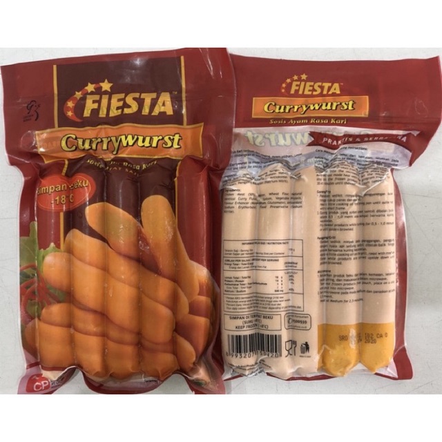 Fiesta Sosis Currywurst 300gr