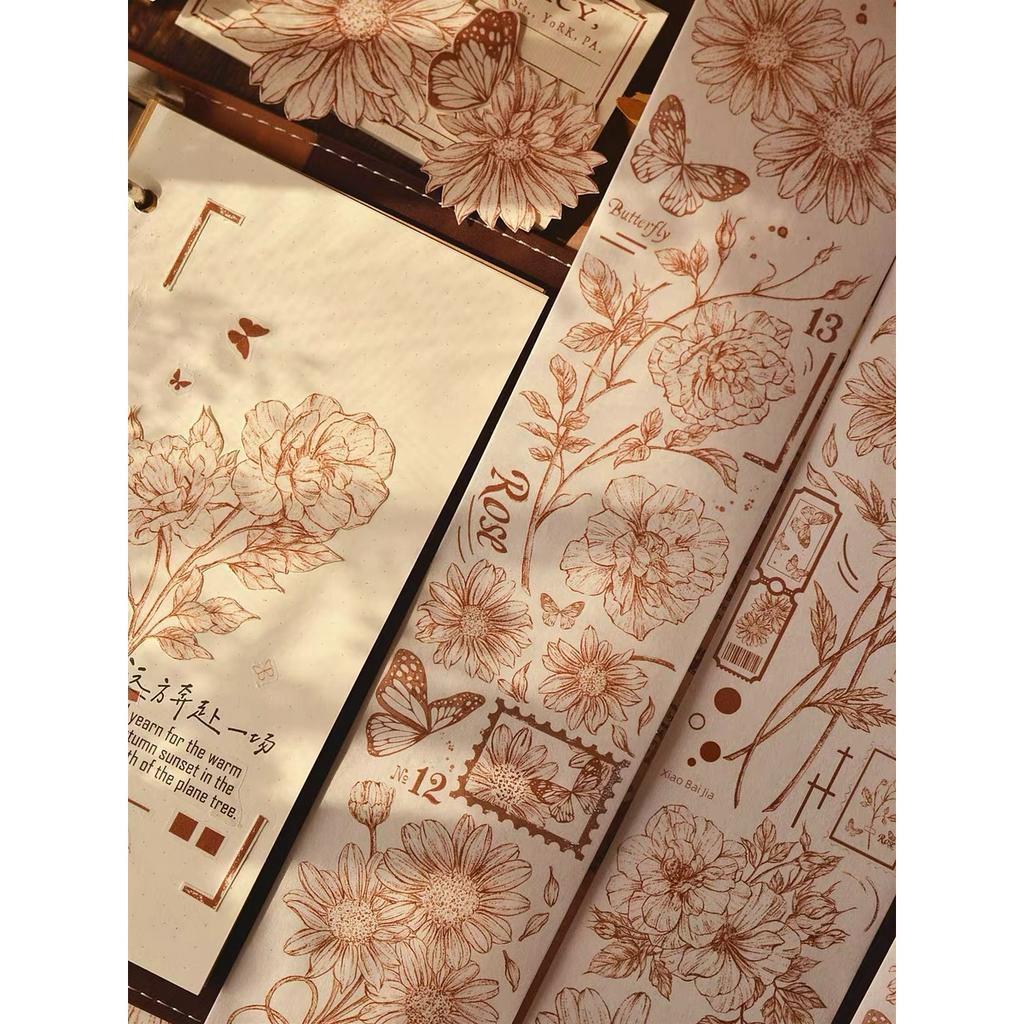 

(Kiricart)Little White Brand/ Xiao Baojia PET Tape collection DIY Decorative Journal Scrapbook