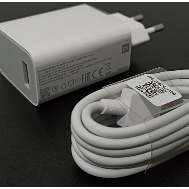 charger casan xiaomi redmi note 8 note 8pro note 9 note 9 pro original fast charge 27W type-C usb