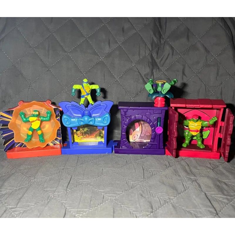 FIGURE KURA KURA NINJA TURTLE MAINAN MCD TMNTHAPPY MEAL