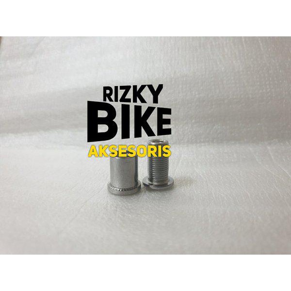 Baut Chain Ring TRIPLE Baut Chainring stainless bolt crankset mtb sepeda lipat Federal crank shimano