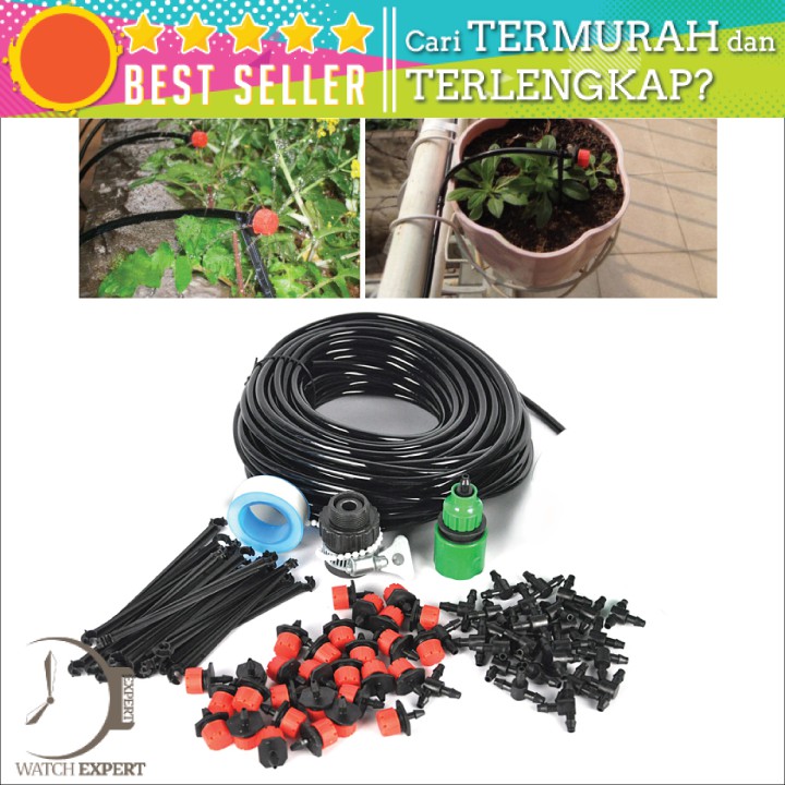 Bisa COD Peralatan Set Irigasi Air Taman Garden Watering Kit - LL-37