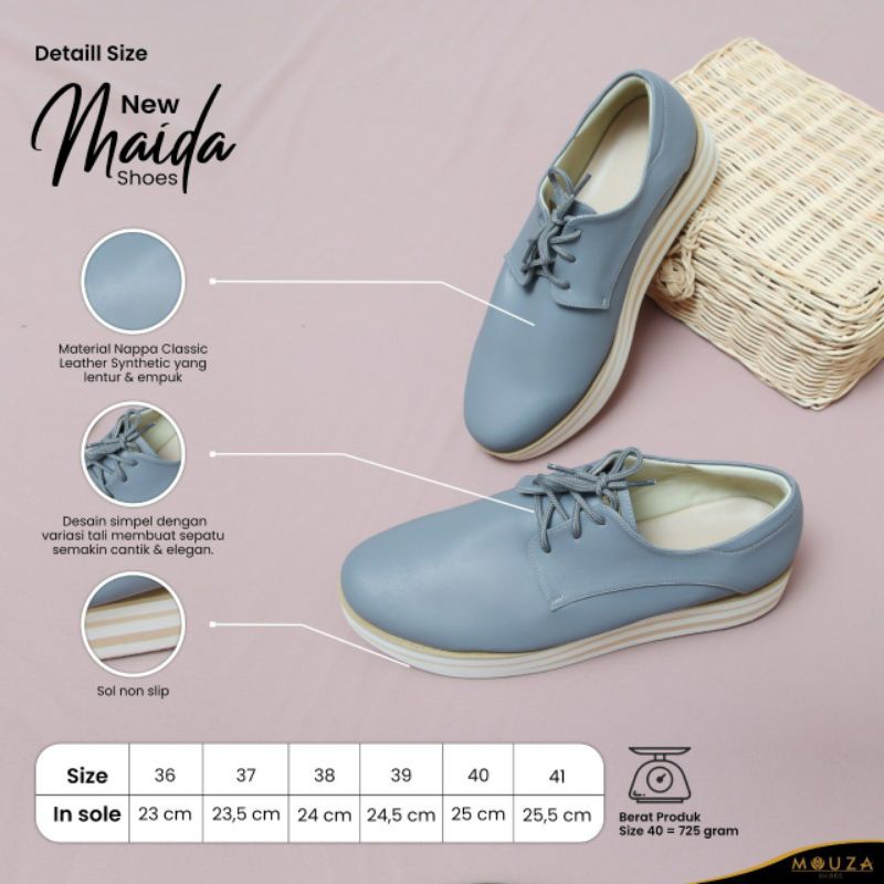 [Puby] New MAIDA SHOES by MOUZA SHOES | SEPATU MOUZA | MOUZA INDONESIA | Sepatu Platform Wedges Wani