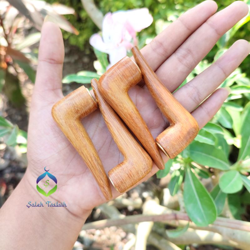 Once Kayu Gaharu Motif Cangklong, Size 7mm_Lubang Multifungsi