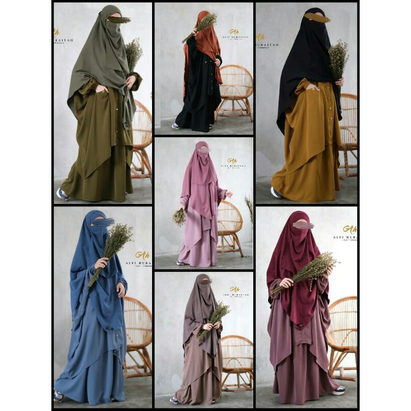 Putri One Set Tunik by Alfi Huraiyah